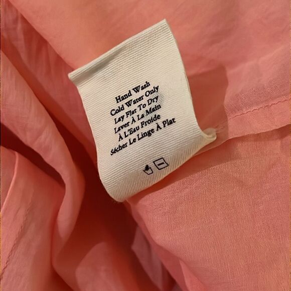 LoveShackFancy Mateo mellow Pink Floral Midi Skirt NWT - Picture 8 of 8